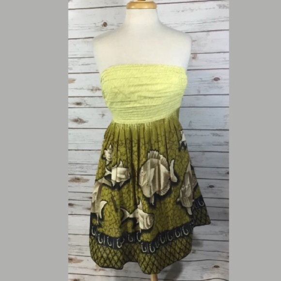 Anthropologie Vanessa Virginia Fish Dress - Picture 2 of 5